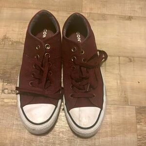Burgundy converse